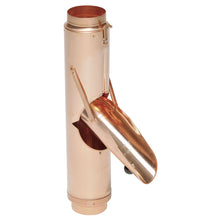 Laden Sie das Bild in den Galerie-Viewer, Kupfer Regensammler Fallrohr mit Klappe