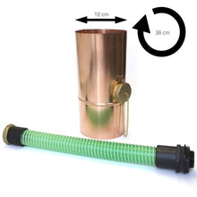 Laden Sie das Bild in den Galerie-Viewer, Regenwassersammler-Set - Titanzink - Futura Garten