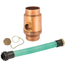Laden Sie das Bild in den Galerie-Viewer, Regenwassersammler kupfer mit Überlaufschutz