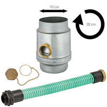 Laden Sie das Bild in den Galerie-Viewer, Regenwassersammler-Set - Titanzink - Futura Garten