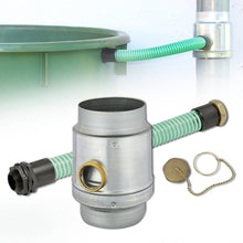 Laden Sie das Bild in den Galerie-Viewer, Titanzink Regenwassersammler mit Überlaufschutz