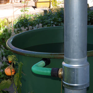 Regenwassersammler-Set - Titanzink - Futura Garten